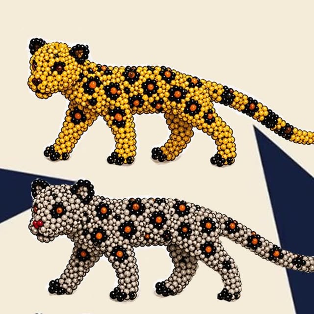 Leopardos en mostacilla